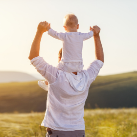 Papa avec son fils